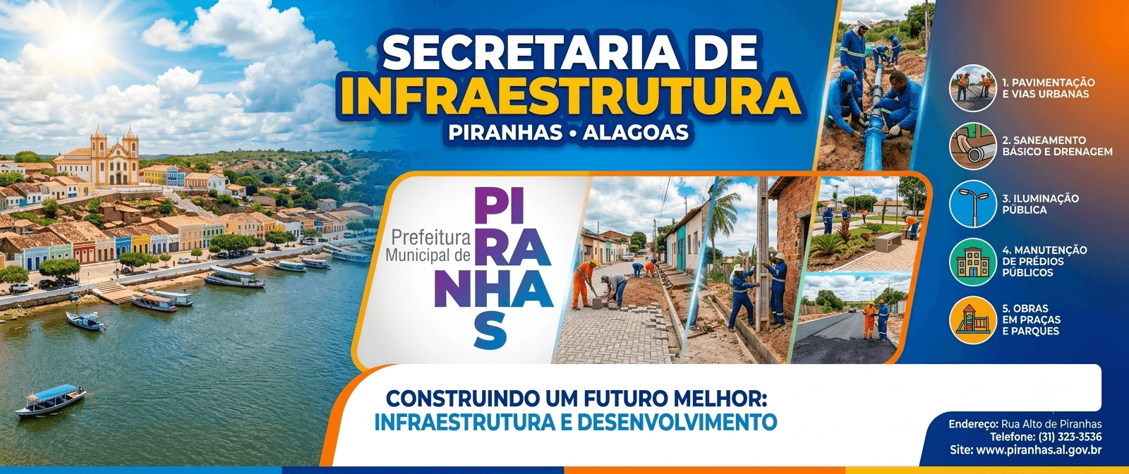 Infraestrutura em Ação: Transformando Piranhas